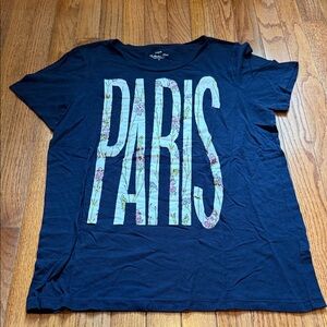 J. Crew Paris Floral Graphic Tee